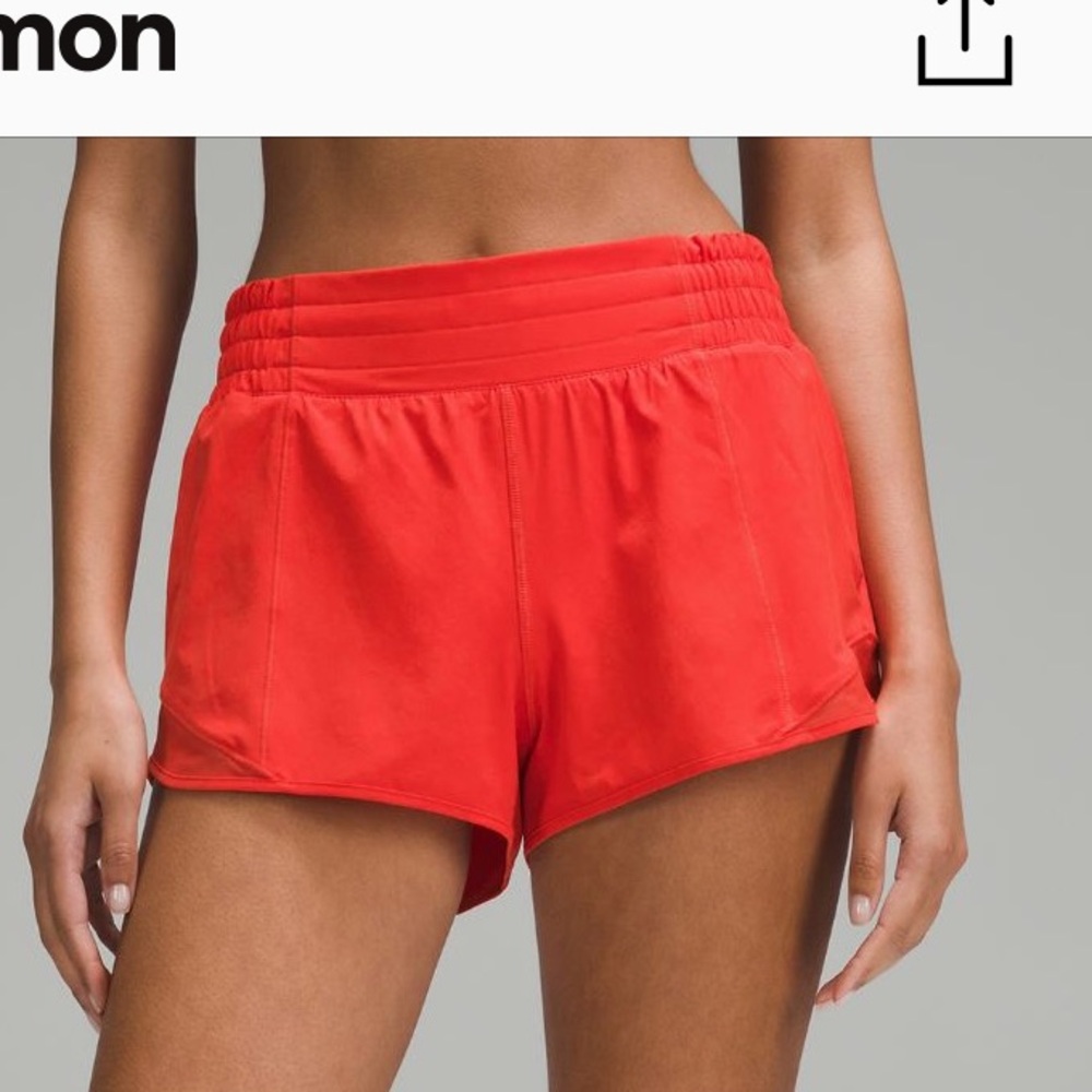 Red hotty hot shorts 2.5”